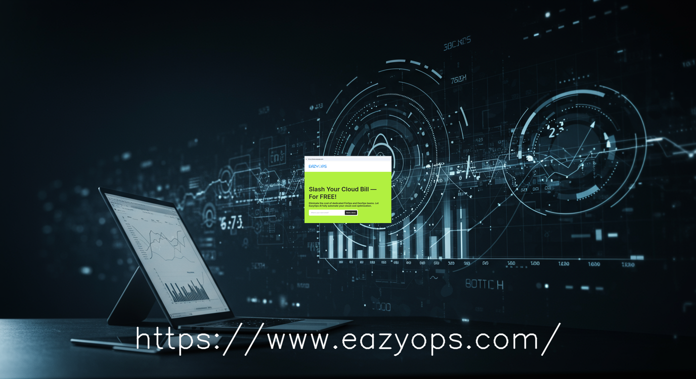 A conceptual image representing the ongoing nature of cloud cost optimization and the need for continuous monitoring.