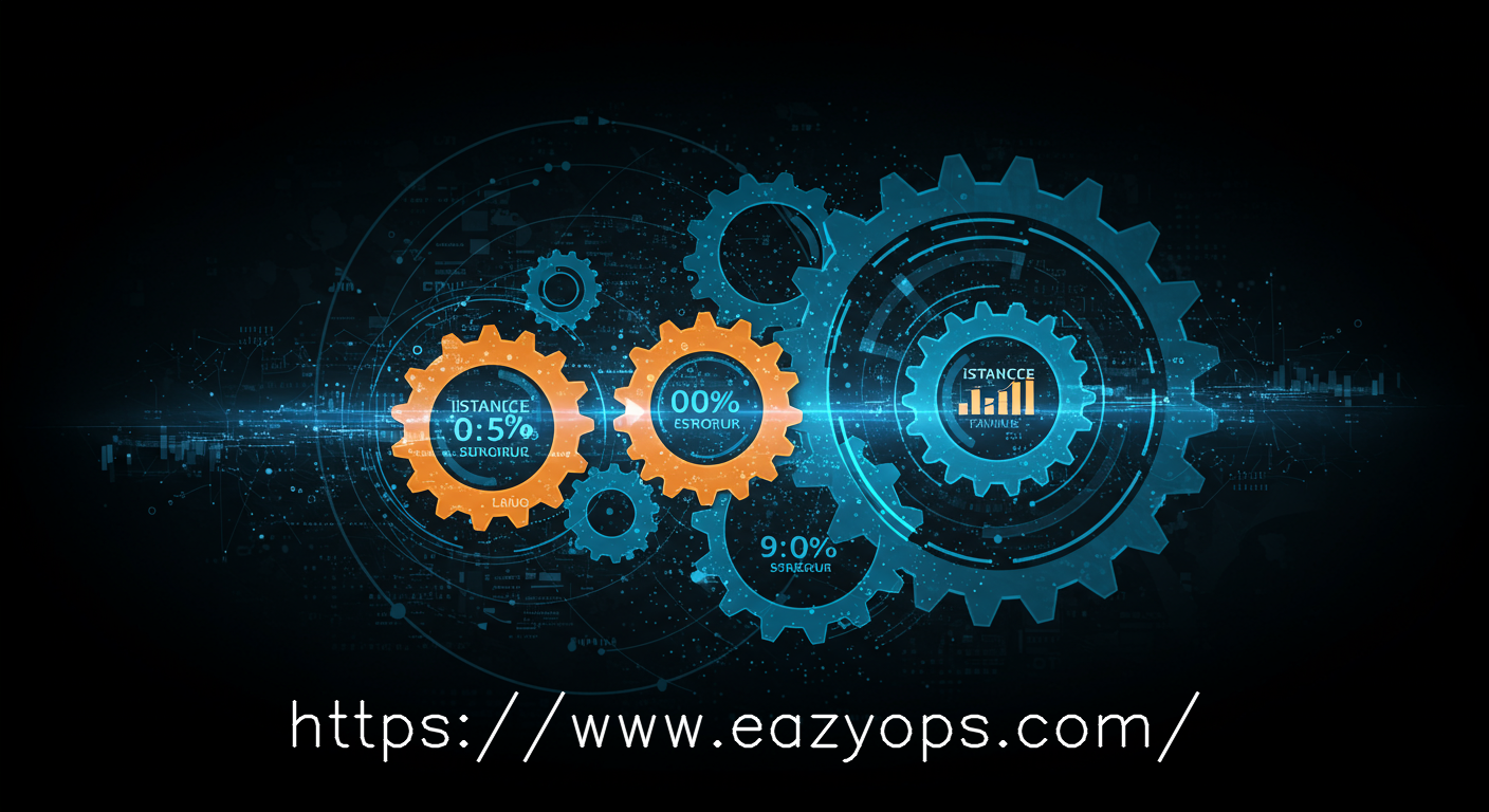 A conceptual image of a finely tuned, intricate machine where different gears (representing instance families) interlock perfectly, symbolizing the precise alignment of workloads with the correct cloud resources for optimal performance and cost.