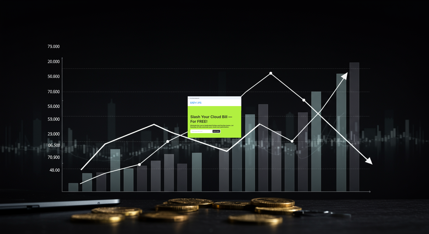 A conceptual visualization of cost savings and improved efficiency, perhaps depicted as a graph trending downwards.