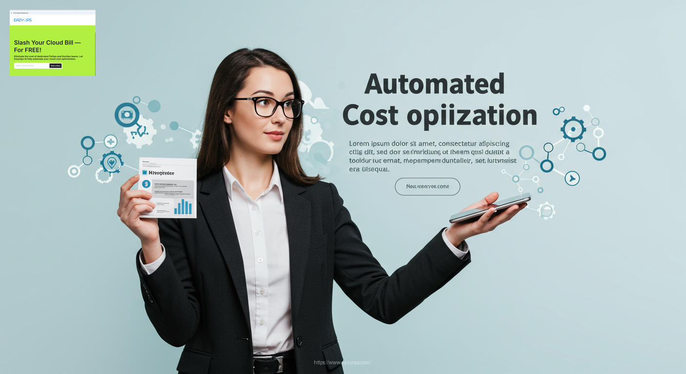 An abstract image representing automated cost optimization.