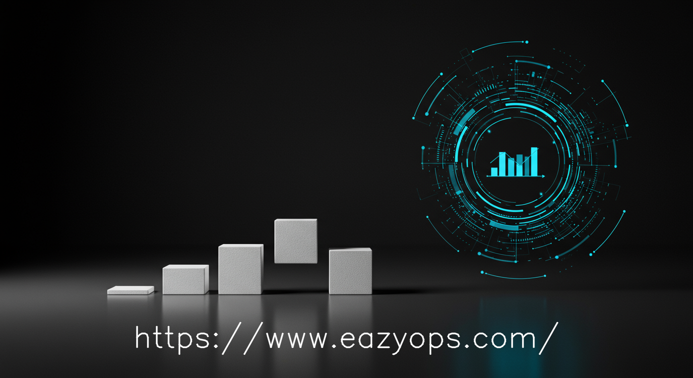 A minimalist, abstract representation of balance and efficiency, such as perfectly aligned blocks or a harmonious, interconnected digital network, symbolizing the coexistence of compliance and cost optimization through automated governance.