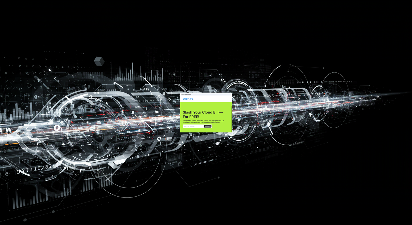 An abstract image depicting automation, perhaps gears turning or a streamlined flow.