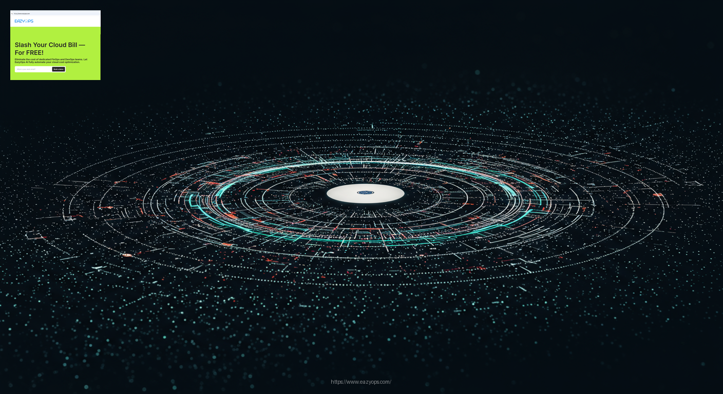 Abstract visualization of idle, unused VMs consuming resources.