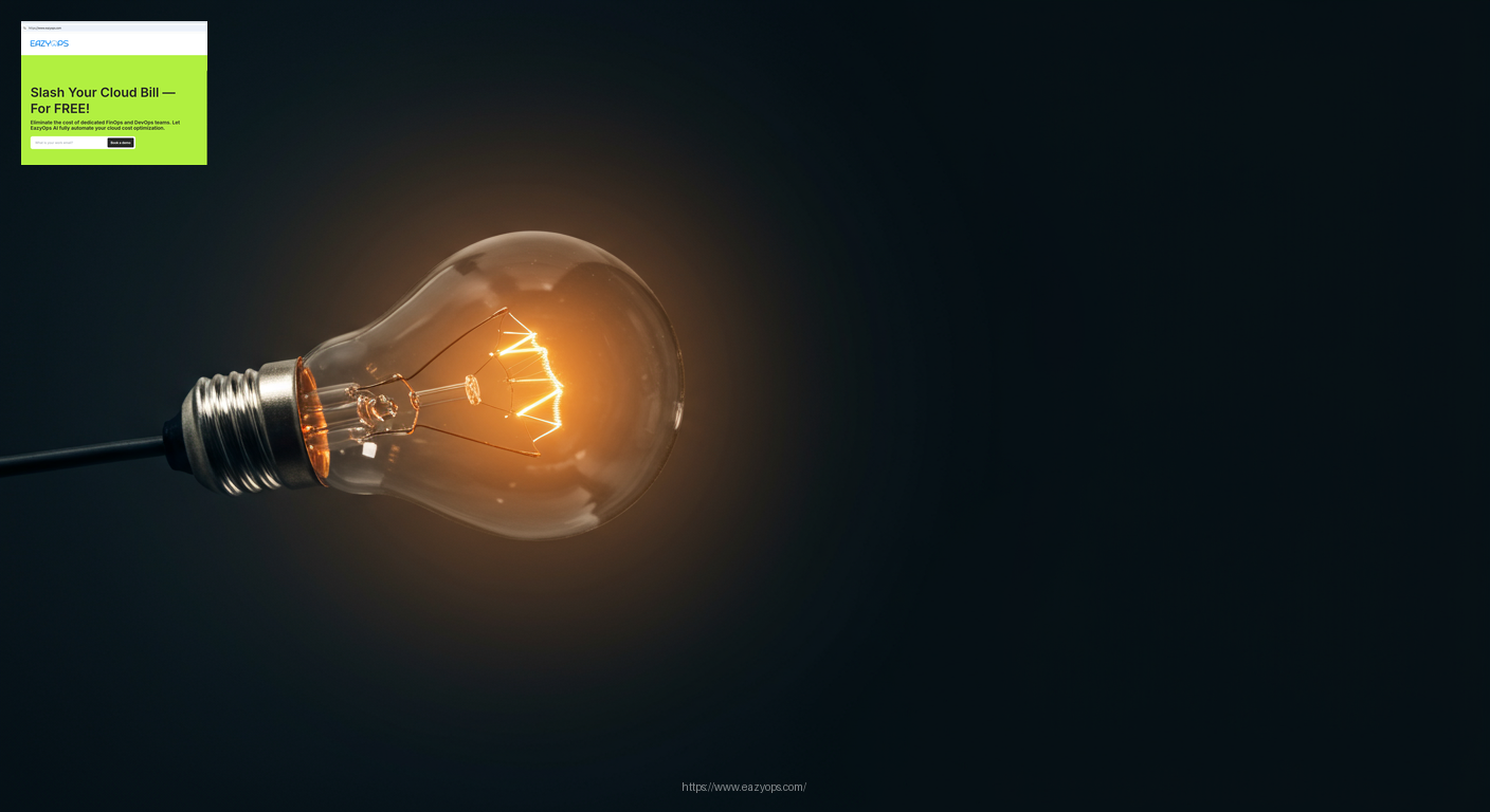 An abstract image of light bulbs turning off, representing cost savings.