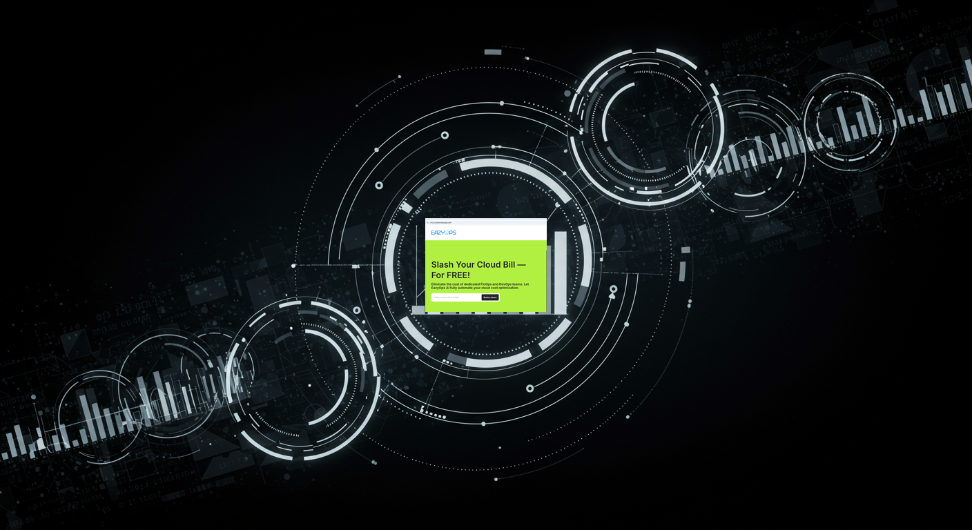 An abstract image symbolizing the insights provided by EazyOps.